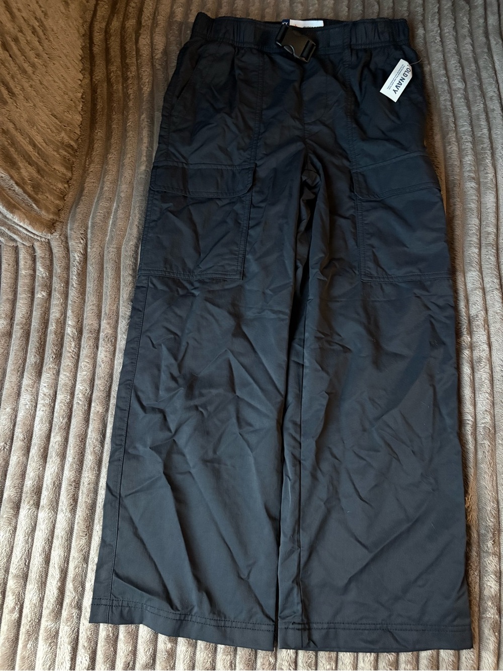 Old Navy Black Men's Cargo Pants with Utility Pockets
